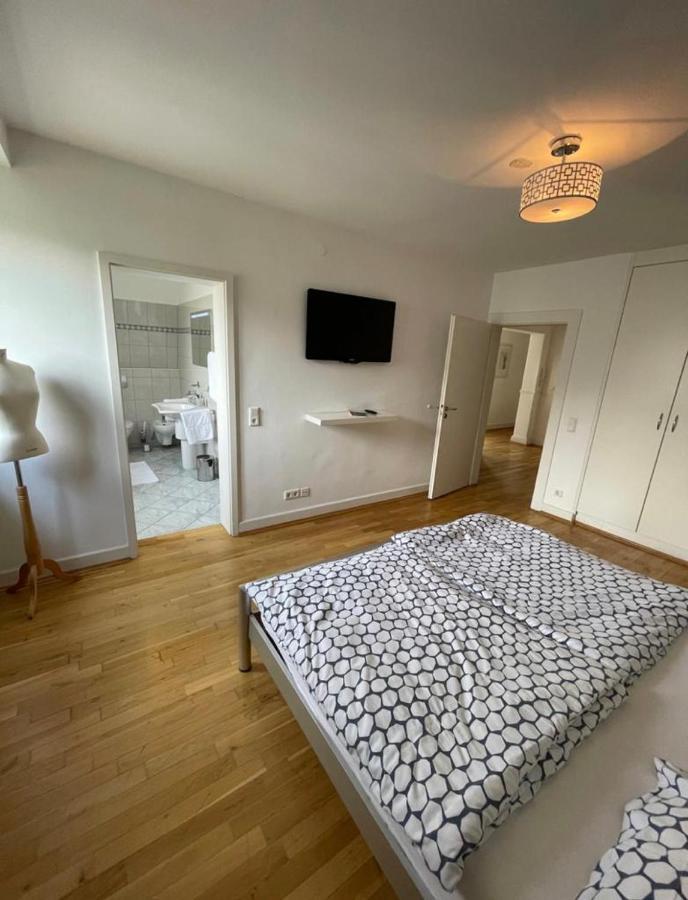 Apartament Luxury Rooftop Loft With River View 10Min To City Düsseldorf Zewnętrze zdjęcie